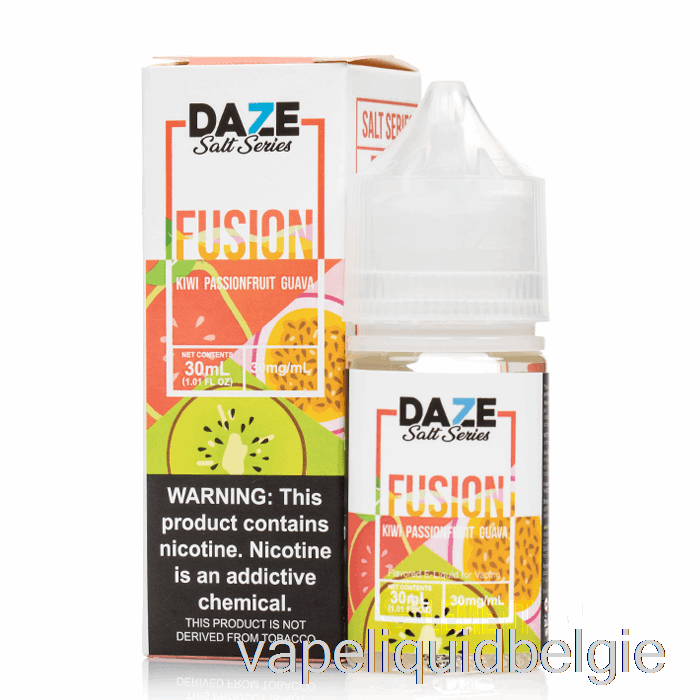 Vape België Kiwi Passievrucht Guave - 7 Daze Zouten - 30ml 50mg